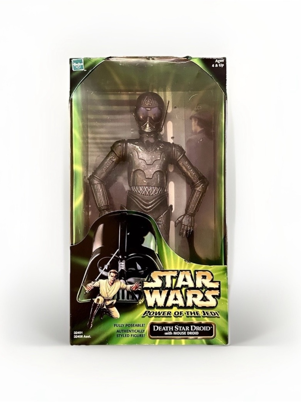 12" DEATH STAR & MOUSE DROIDS Star Wars Power Jedi Action Collection Poseable